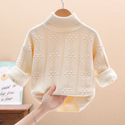 2021 Ins New Fashion Children Knitted Sweaters Winter Warm New Pullovers Children Knit Thick Sweaters Jumpers alx