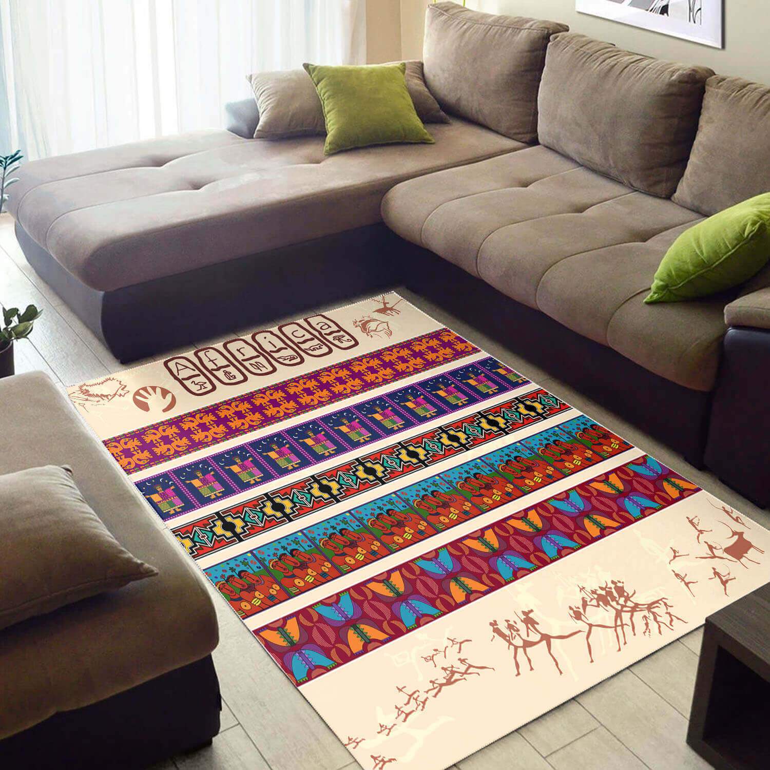 Trendy African American Rug Adorable African American Black Art Ethnic Seamless Pattern African Style Floor Rugs African Inspired Home Decor WBG3182