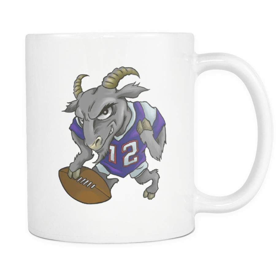 Tom Brady Goat Mug – Greatest Of All Time From New England Patriots Coffee Cup