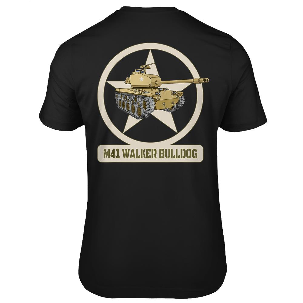 M41 Walker Bulldog American Light Us Army T Shirts Print On Back