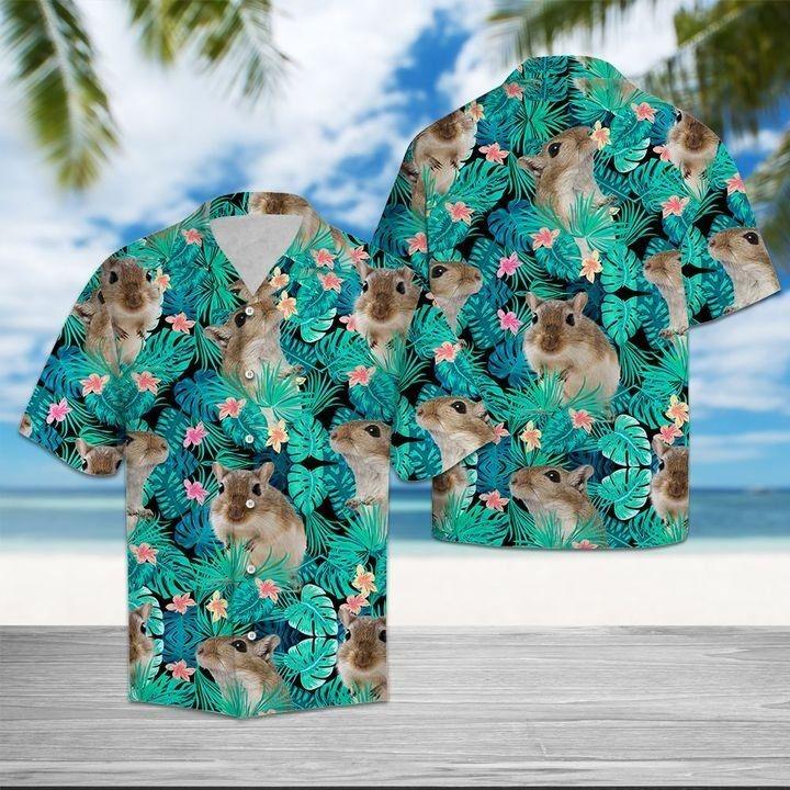 Gerbils Tropical Hawaii Shirt Unisex Full Size Adult Colorful Ha57174