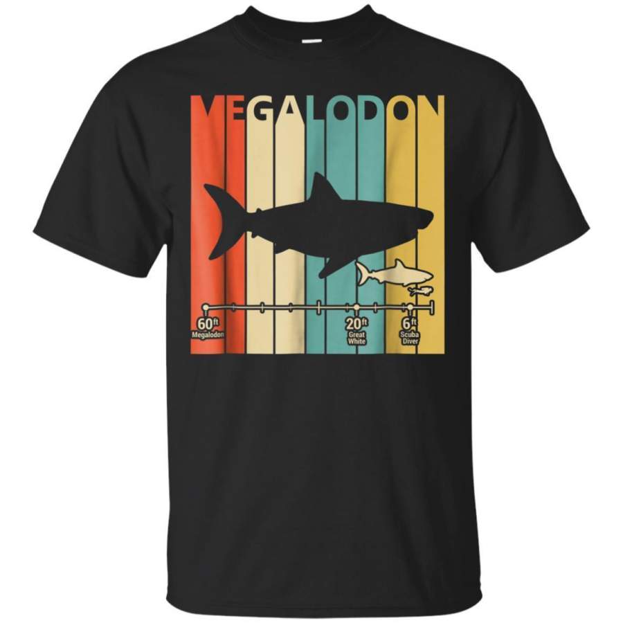 AGR Megalodon Tshirt Shark Tshirt Educational Colorful Tee Jaq T-shirt