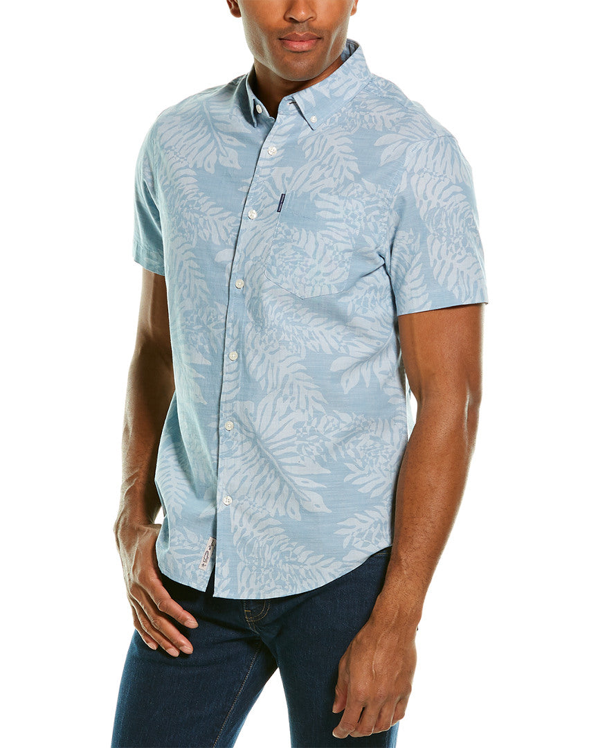 Original Penguin Leaf Print Woven Shirt