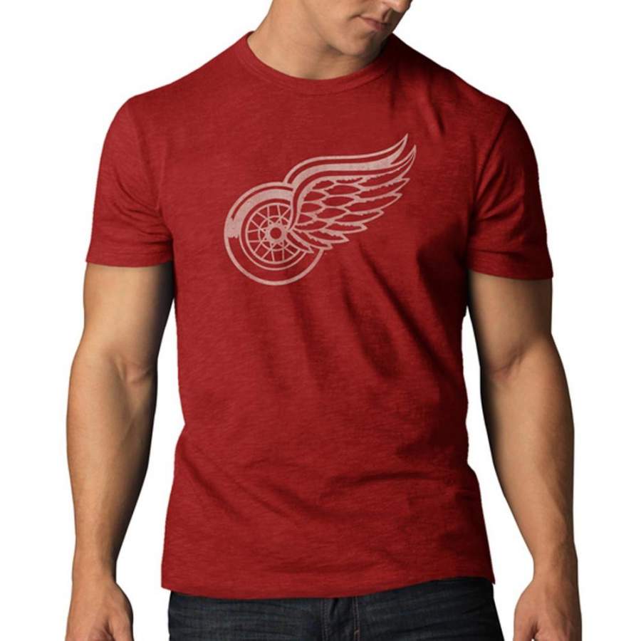 Detroit Red Wings – 2014 Logo Scrum Premium T-Shirt