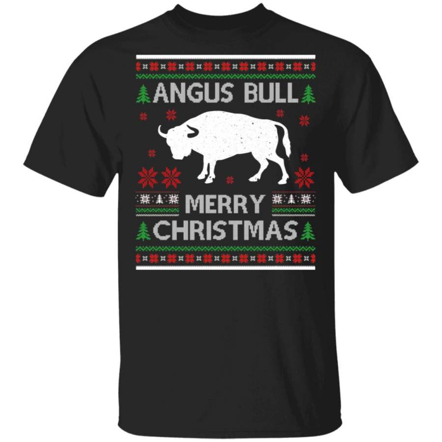 Angus Bull Ugly Christmas Sweater