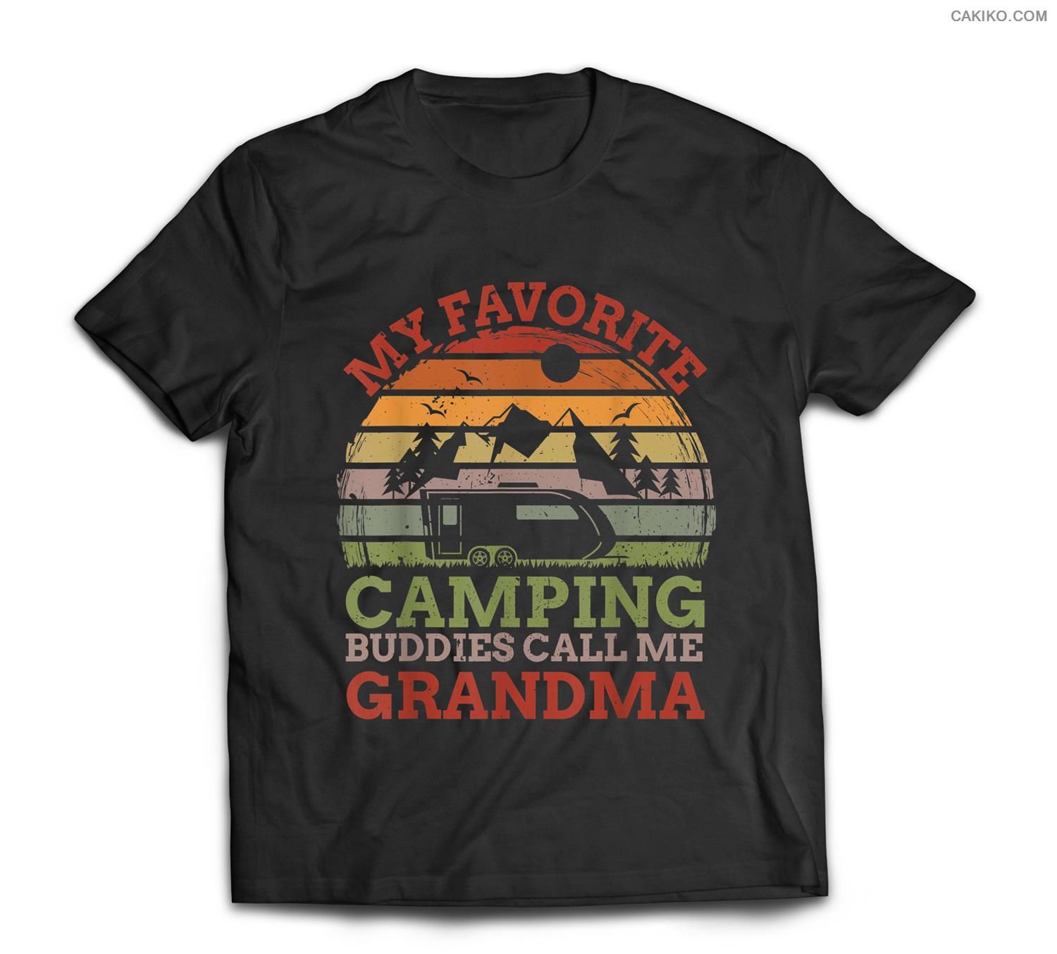 My Favorite Camping Buddies Call Me Grandma Fathers Day T-Shirt