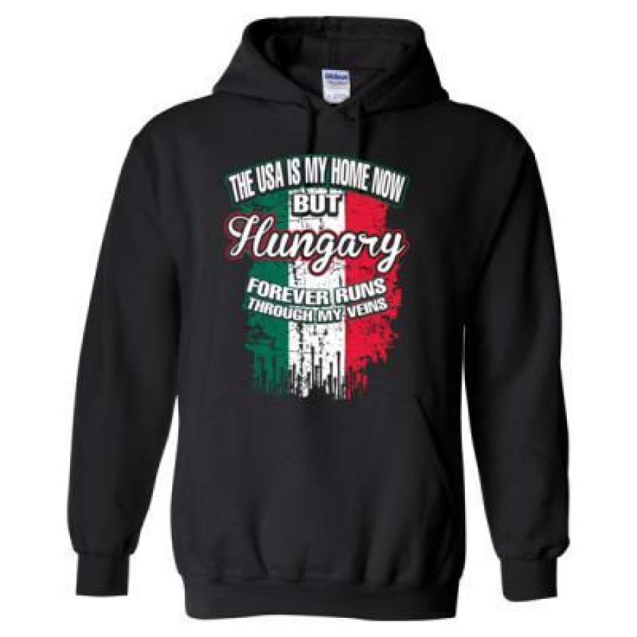 AGR The USA Is My Home Now But Hungary Forever Runs Through My Veins – Heavy Blend™ Hooded Sweatshirt