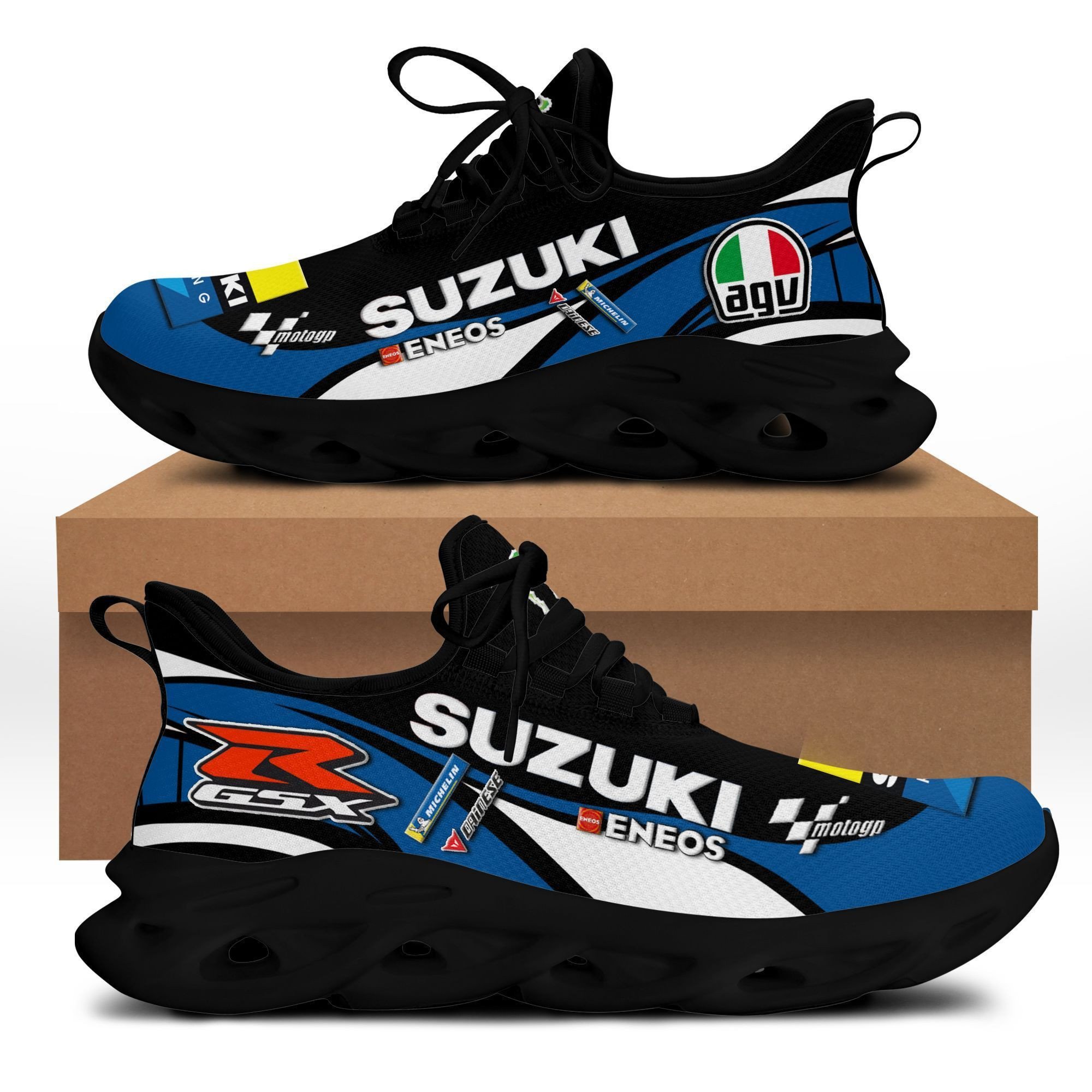 Suzuki Racing Bs Running Shoes Ver 1 (Blue)