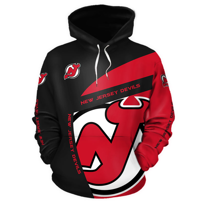 New Jersey Devils Hoodie 3D With Hooded Long Sleeve Gift For Fans