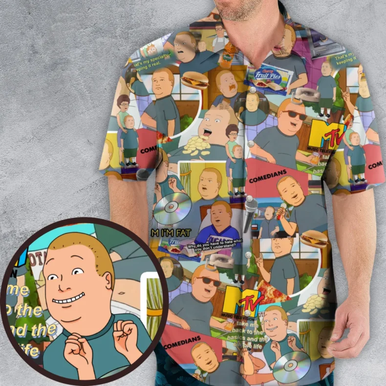 Bobby Face King Of The Hill Hawaiian Shirt