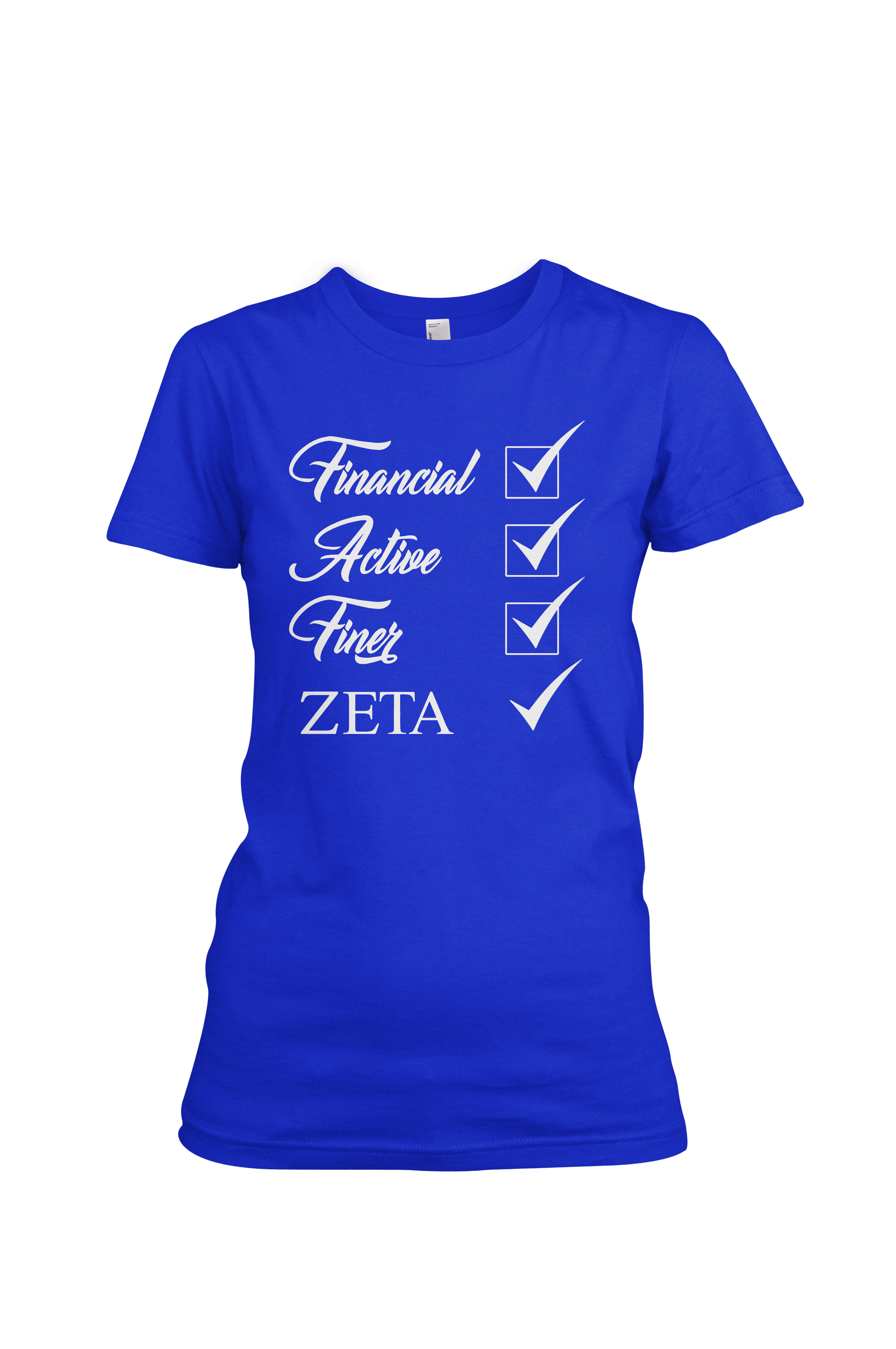 Zeta Phi Beta Financial T-shirt