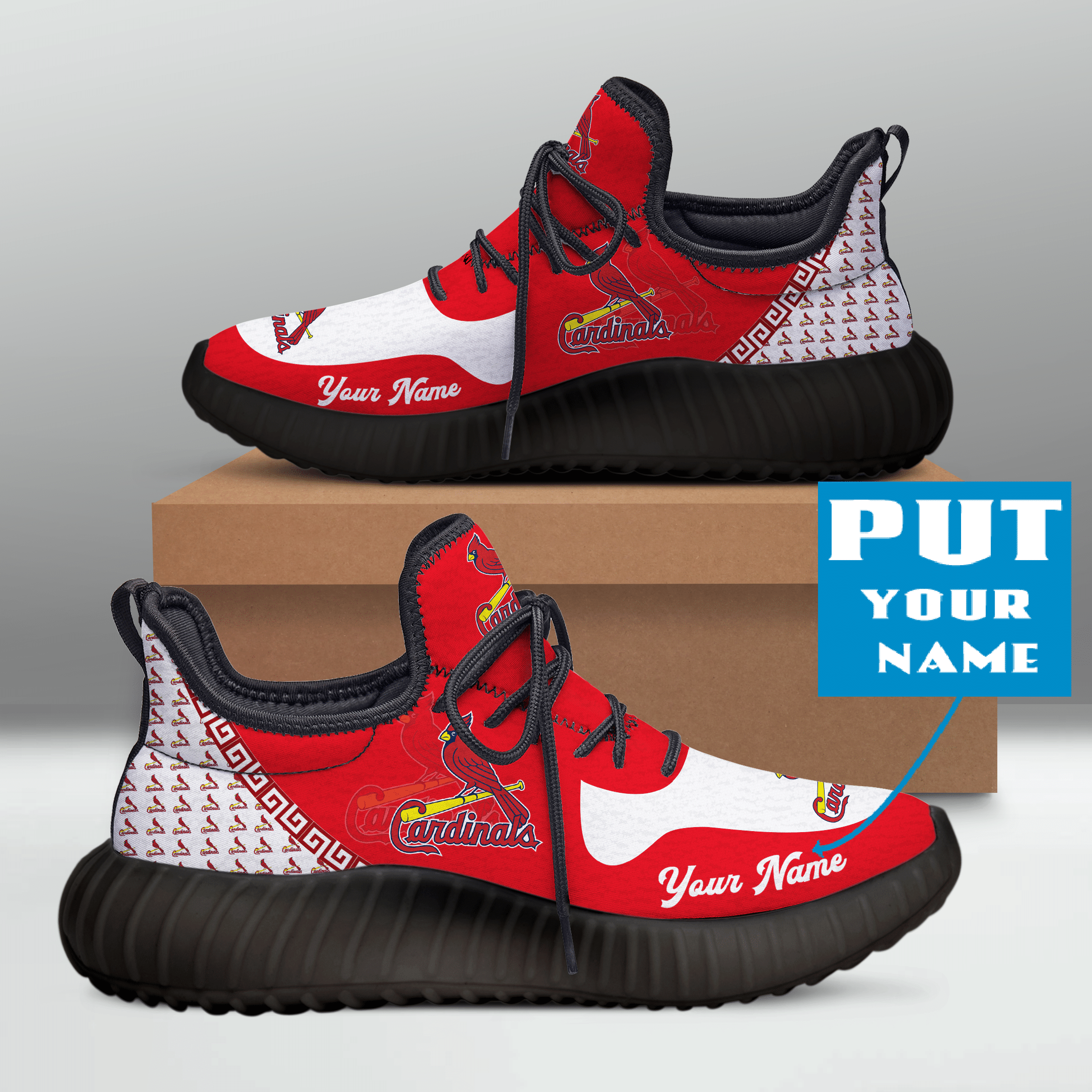 St. Louis Cardinals Custom Name Yz Shoes – V11.1