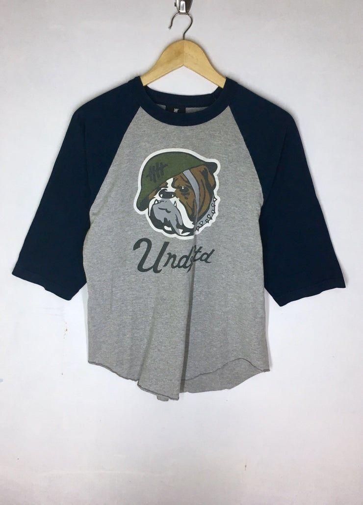 Rare Design Vintage Undeted Bulldog Big Logo Shirt