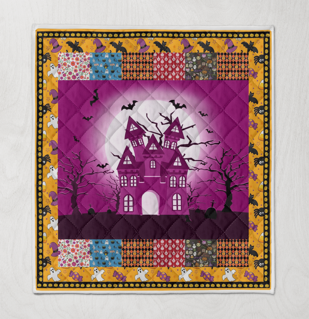 Wooni Halloween Quilt Blanket Quilt Wq221215