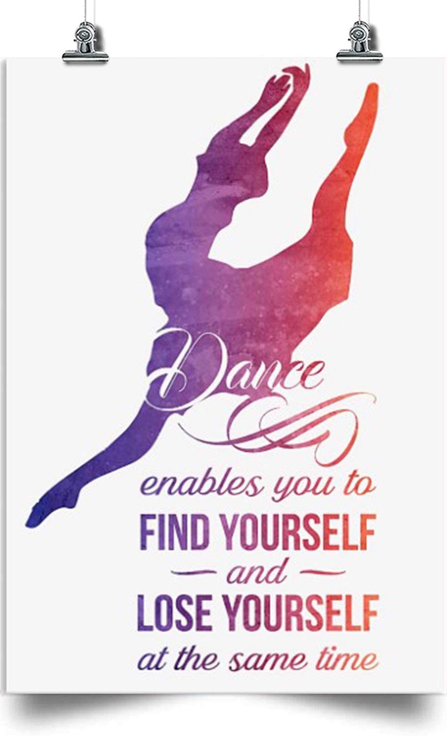 Ballet Vertical Poster-Find Yourself And Lose Yourself-Home Decoration Poster, Wall Poster, Home And Room Decoration, Gifts For Friends And Relatives, Souvenirs.