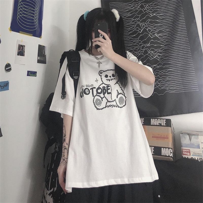 T-Shirt Bear Monster Ulzzang Harajuku