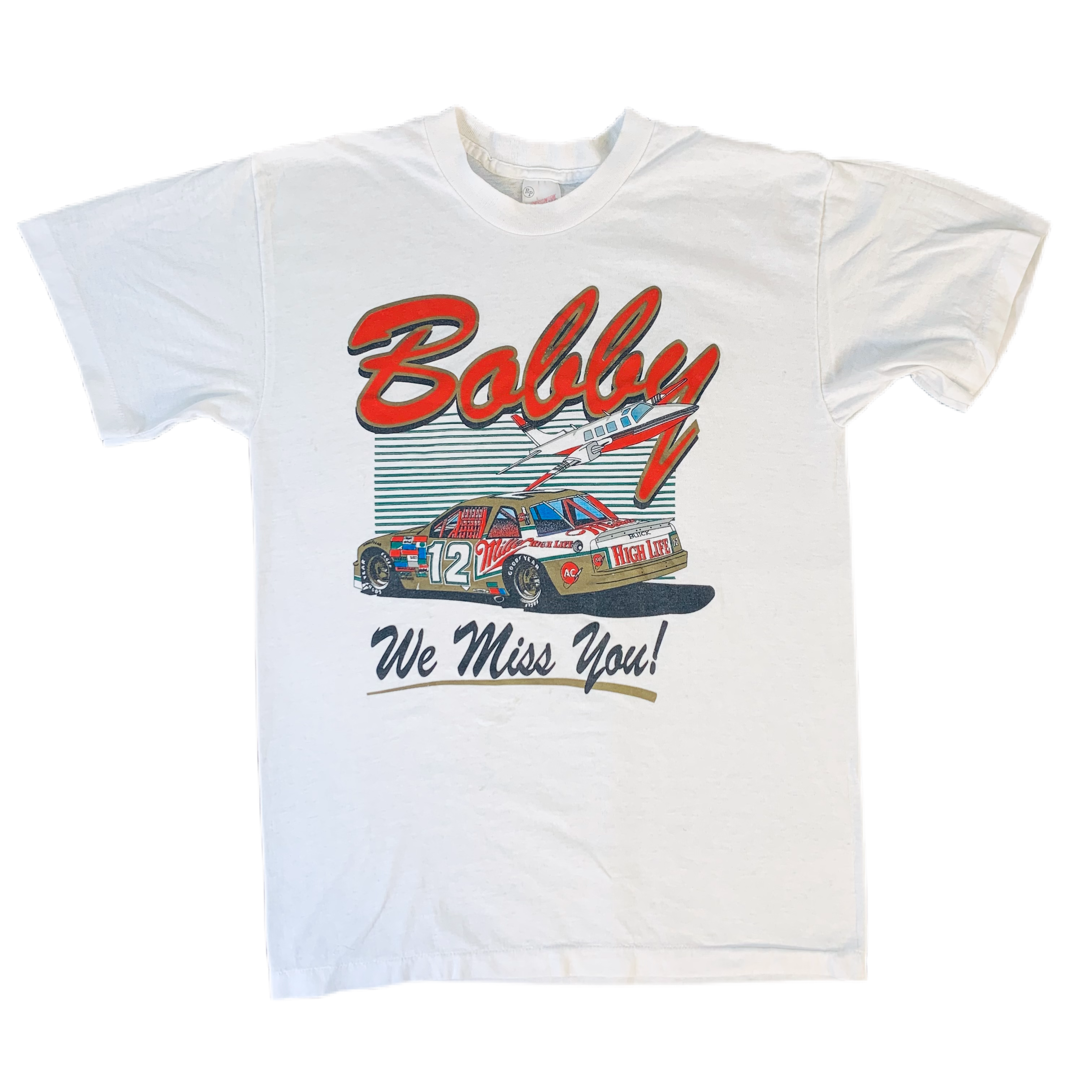 Vintage Nascar Bobby Allison “We Miss You!” T-Shirt