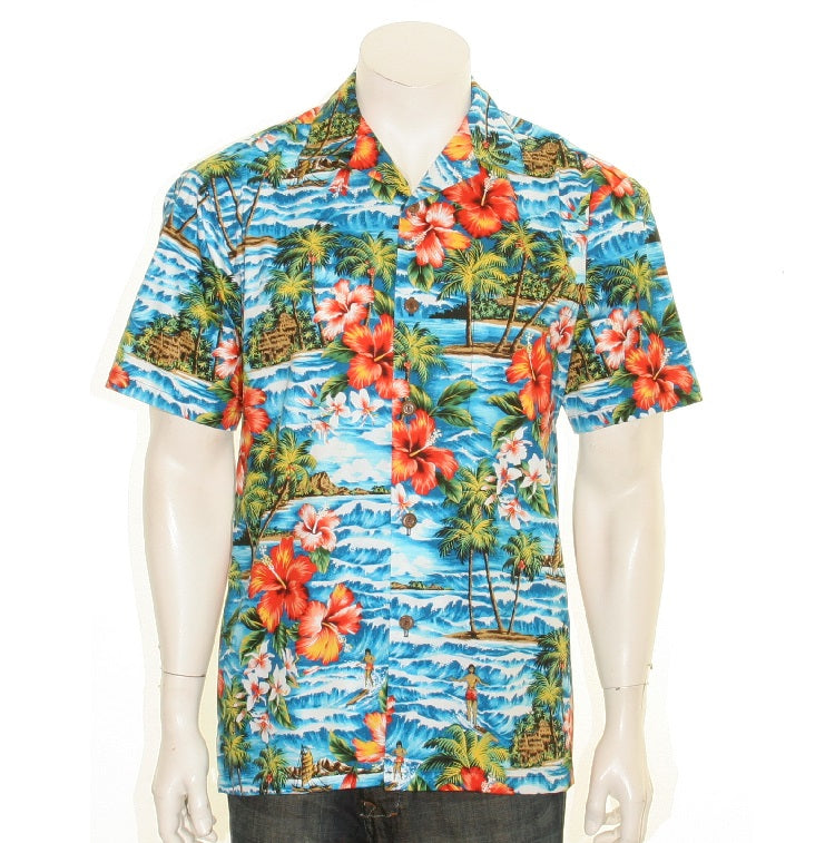 Vintage Hawaiian 2 Aloha Shirt Ha30944