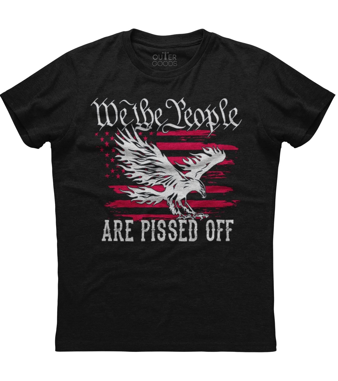 We The People Are Pissed Off American Flag T-Shirt