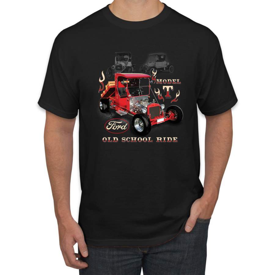 Ford Model T Roadster 1923 Old School Ride Classic Vintage Cars and Trucks Mens T-Shirt