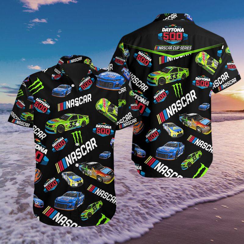 3D All Over Printed Nascar BDA HAWAIIAN Shirts Ver 1