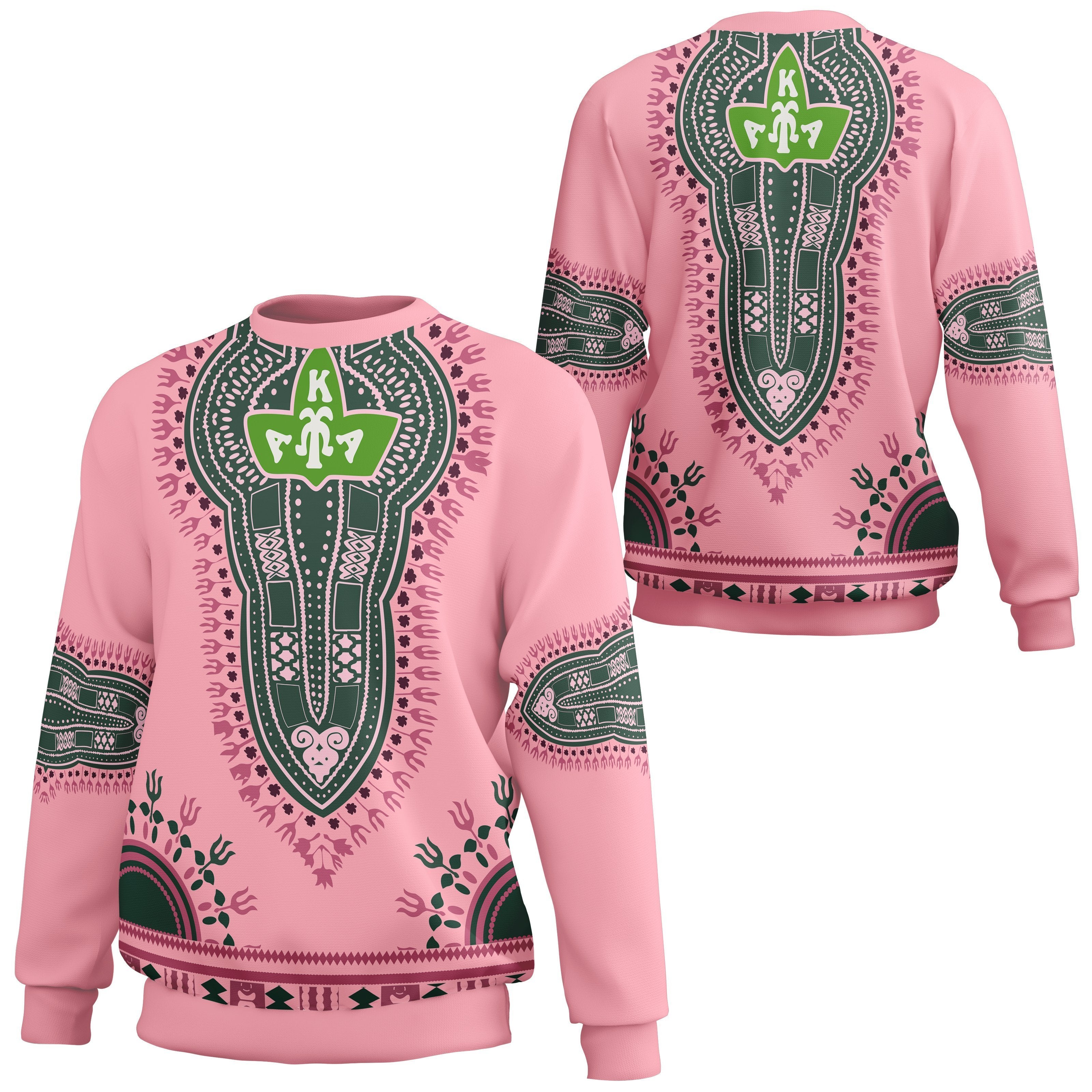 Greek Life Sweatshirt – Alpha Kappa Alpha Dashiki Sweatshirt J59