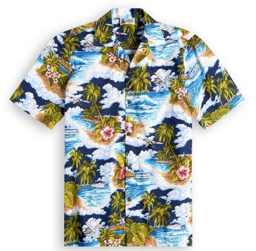 Destination Blue High Quality Hawaii Shirt Ha33444