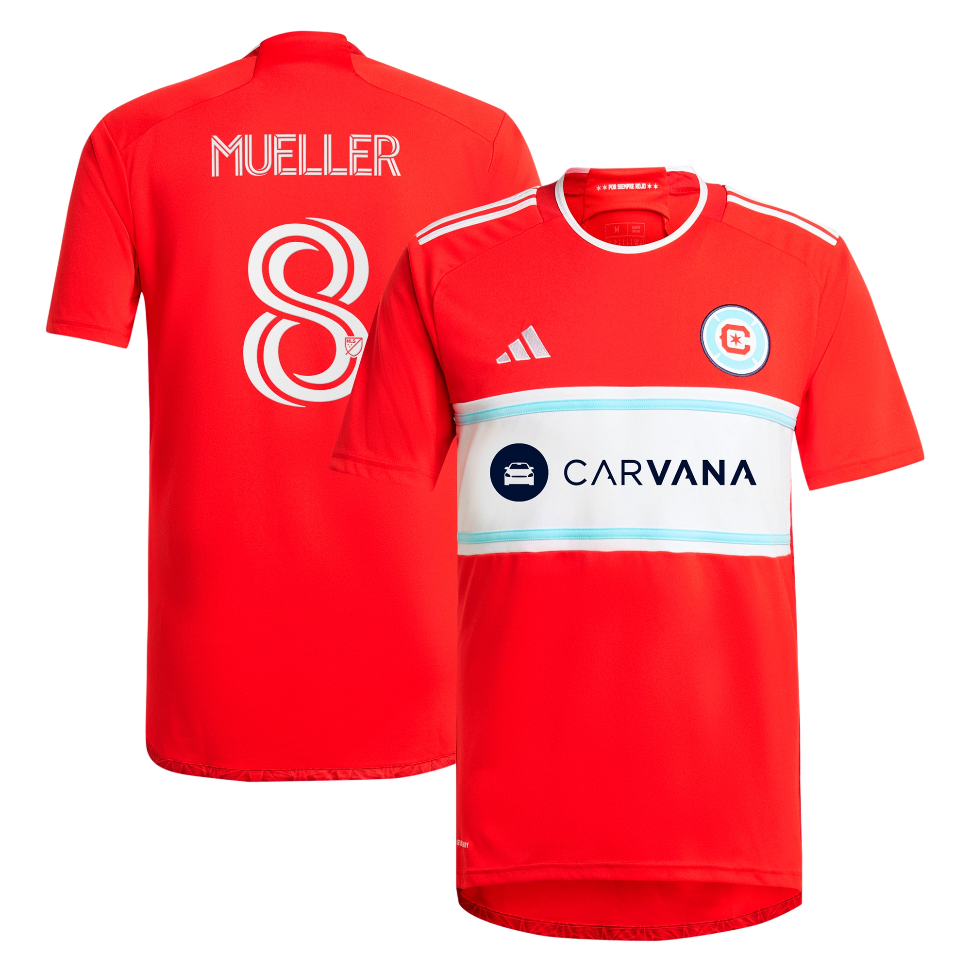 Chris Mueller Chicago Fire 2024 Return To Red Replica Player Jersey  Red