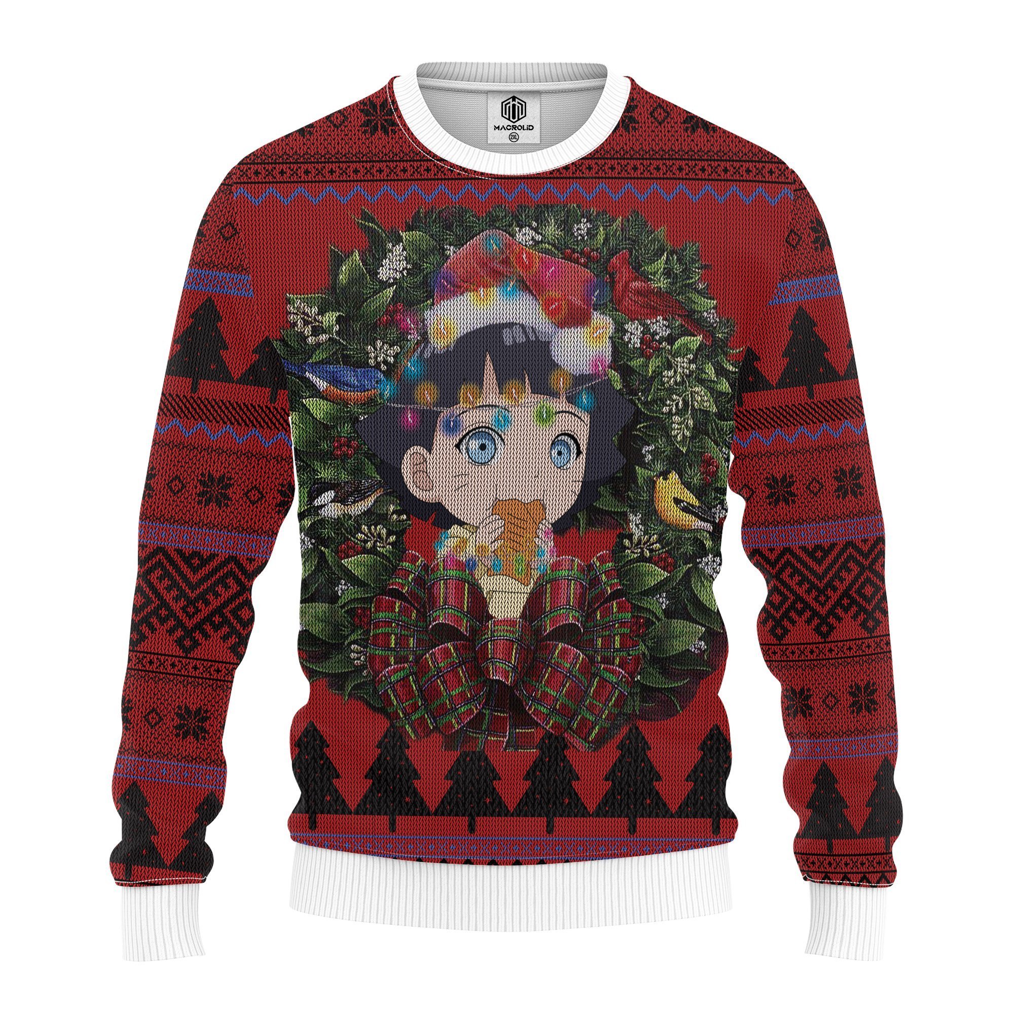 Himawari Crayon Shinchan Mc Ugly Christmas Sweater Thanksgiving Gift