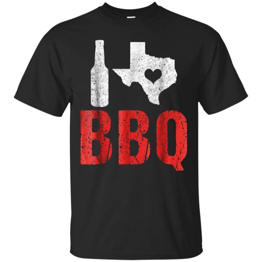 AGR I Love Bbq Texas Lover Barbeque Funny Fathers Day Tshirt Jaq T-shirt