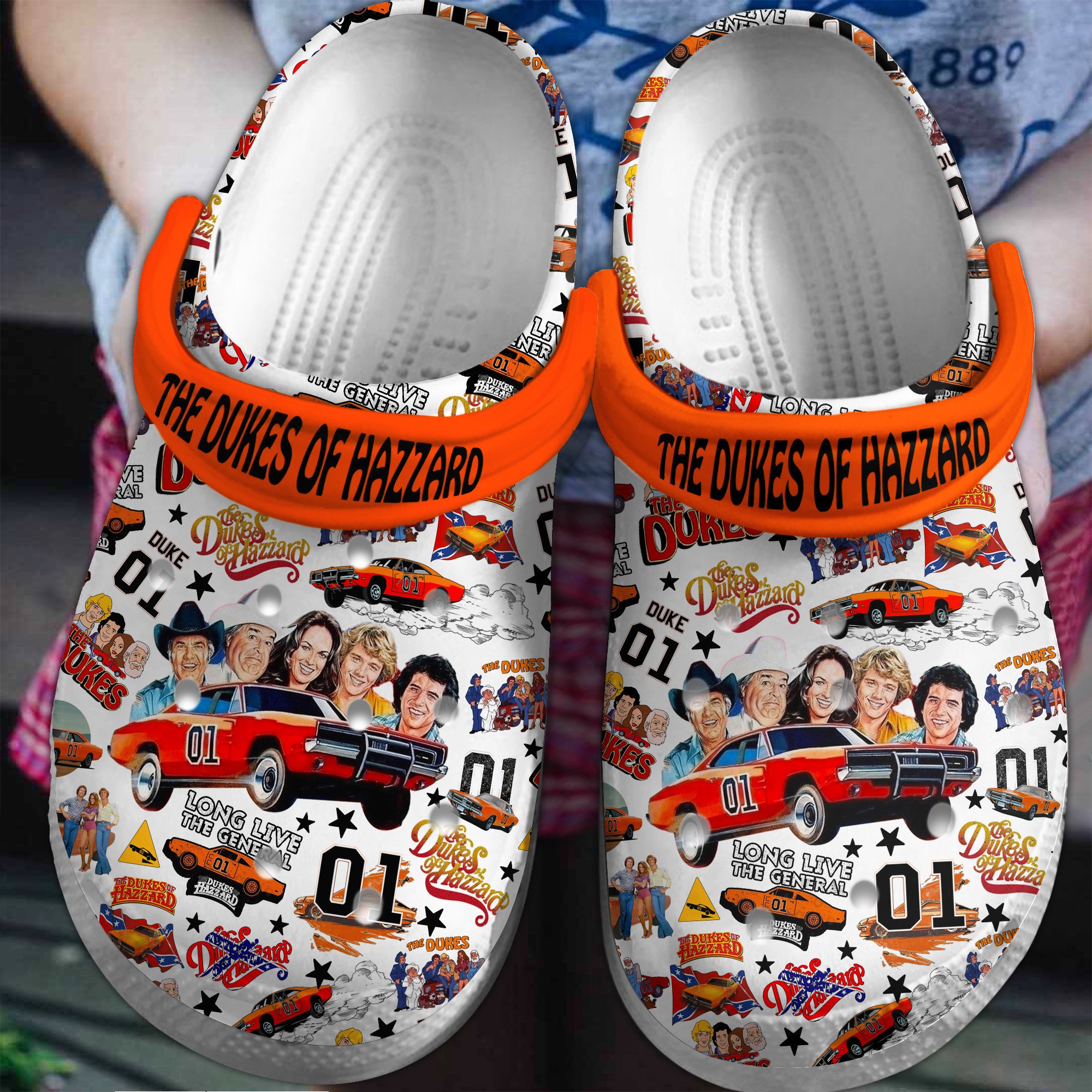 The Dukes Of Hazzard Tv Series Crocss Clogs For Men Women And Kid Ht1706931100