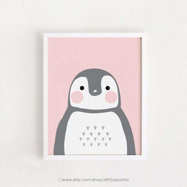 Printable Penguin Art Poster