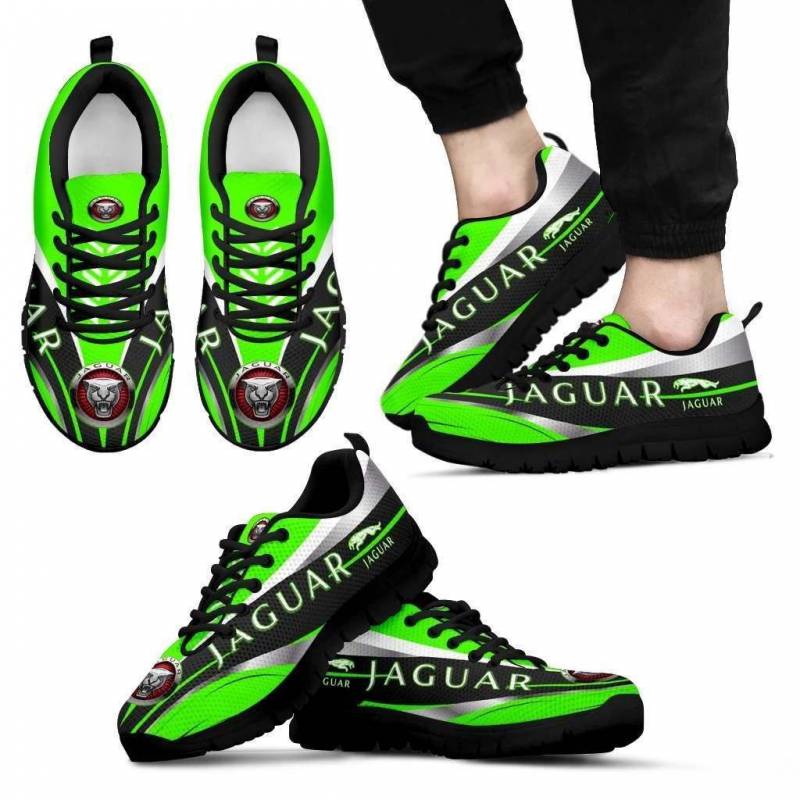 3D Printed JAGUAR NTA Sneakers For Men & Women Ver 6 (Green)