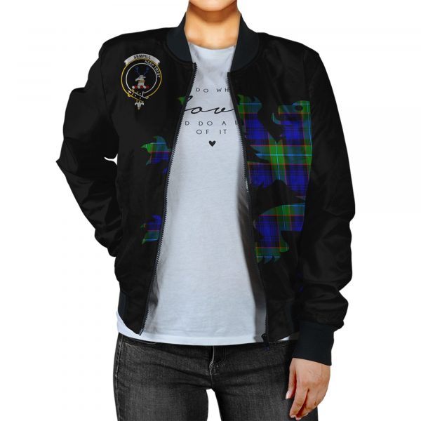 Sempill Lion & Thistle All Over Printed Bomber Jacket Us Size