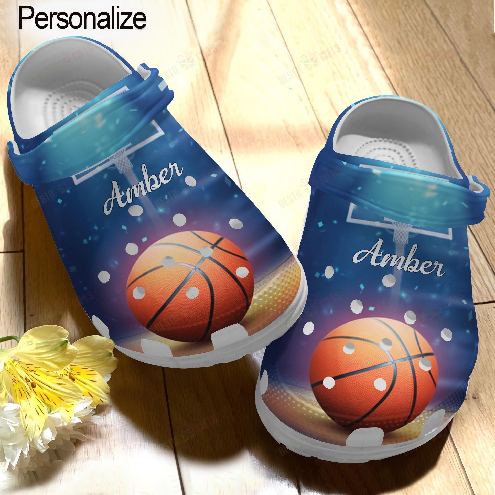 Basketball Personalized Crocs Classic Clog Love Basketball Shoes