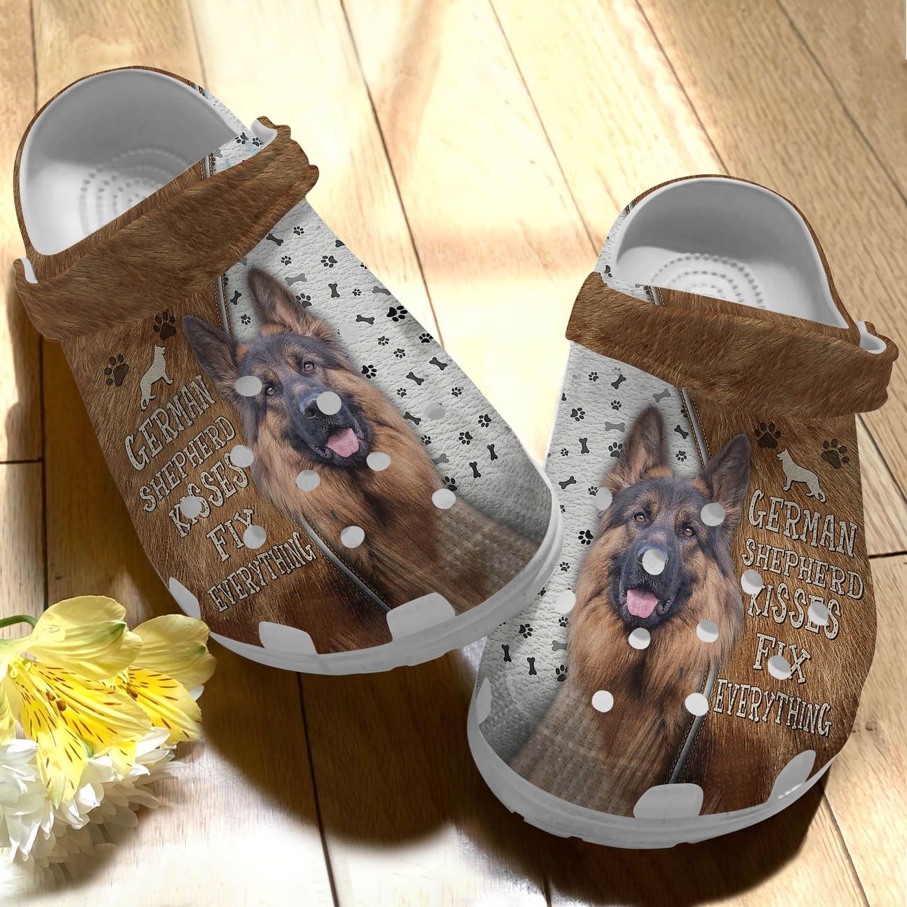 Shepherd Personalize Clog, Custom Name, Text, Fashion Style For Women, Men, Kid, Print 3D My Shepherd My Dog