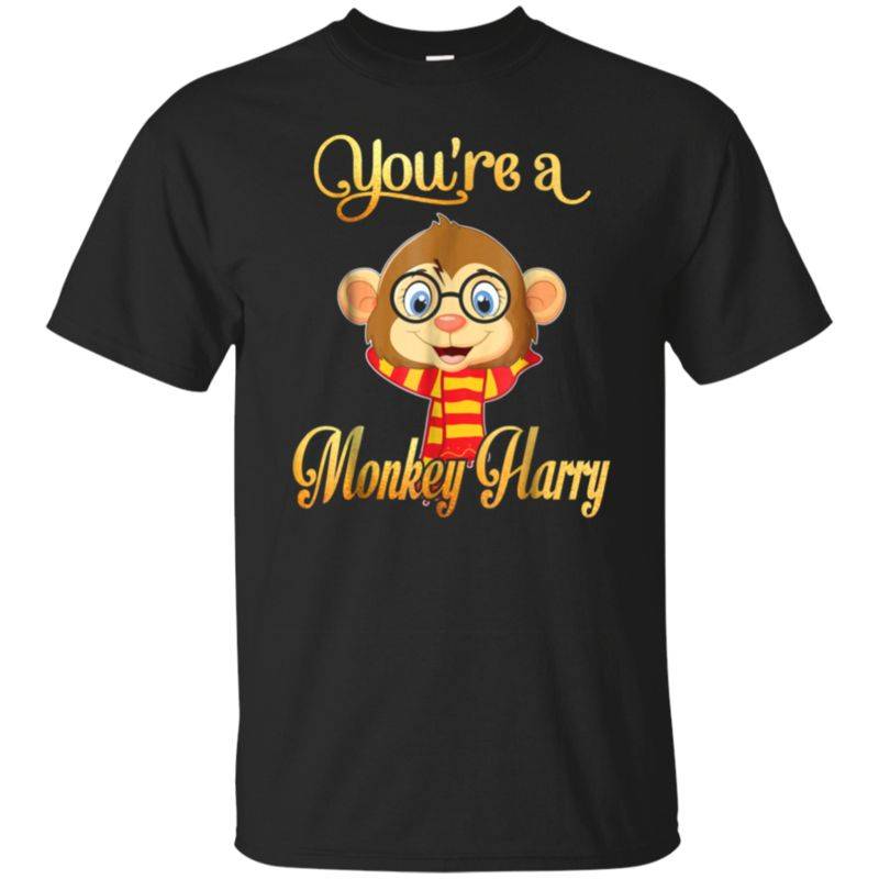 You’re A Monkey Harry Animal Potter Glasses Scarf Tshirt