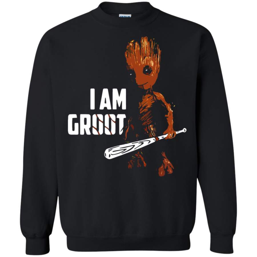 AGR I Am Groot Baseball Guardians Of The Galaxy Mashup Sweatshirt