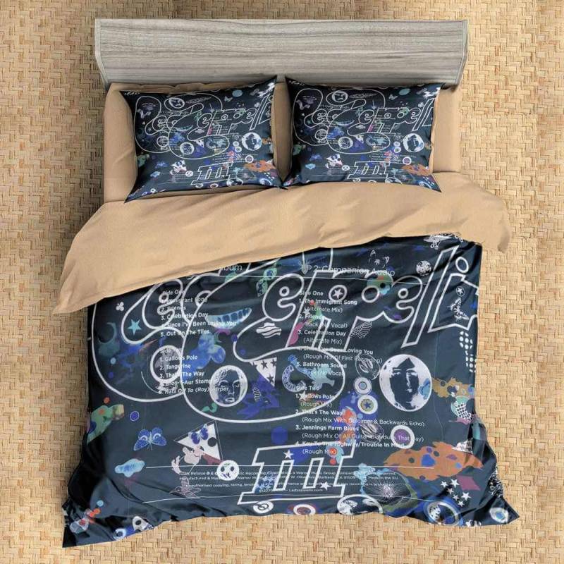 3D Customize Led Zeppelin Bedding Set Duvet Cover Set Bedroom Set Bedlinen 2