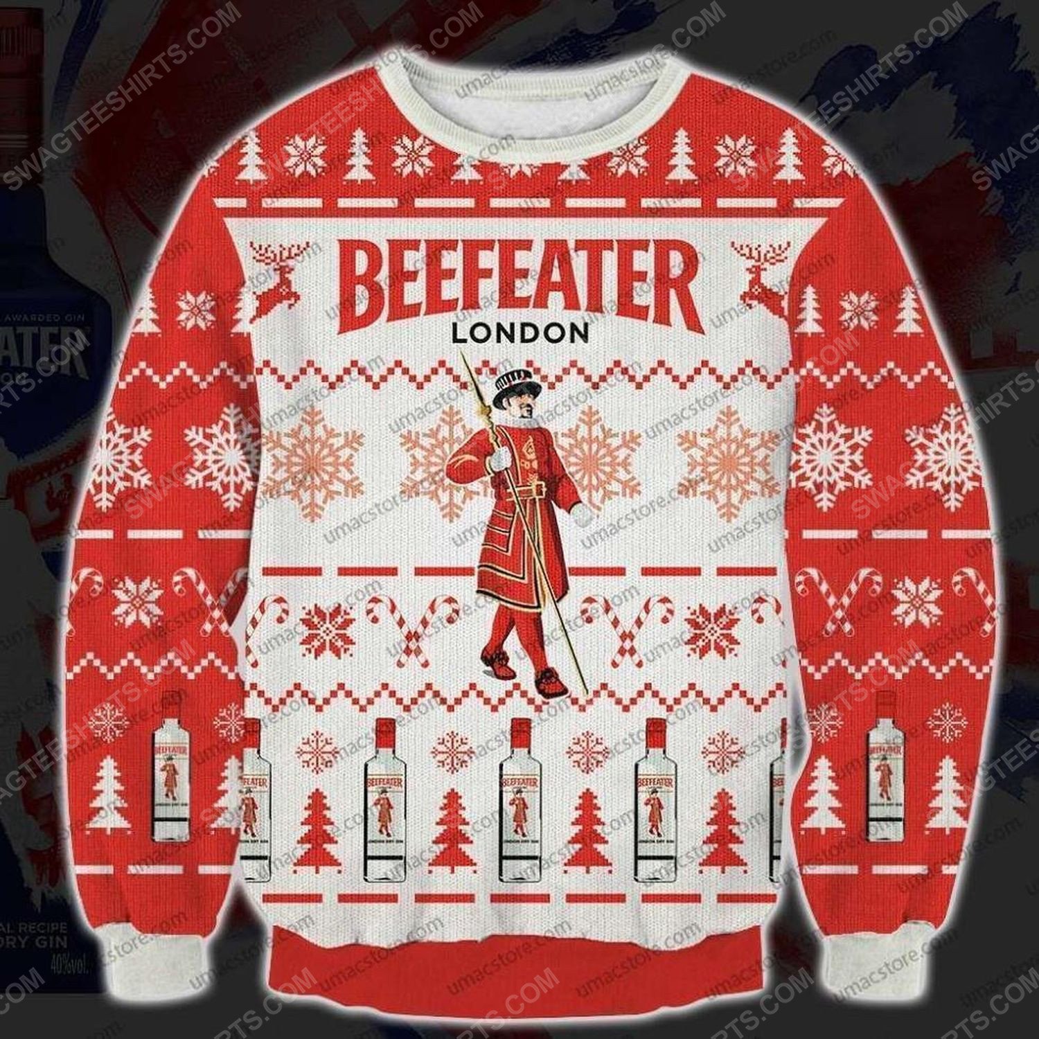 Beefeater London Dry Gin Ugly Christmas Sweater 2021 Shirt For Women Men Couple Family Funny Cute