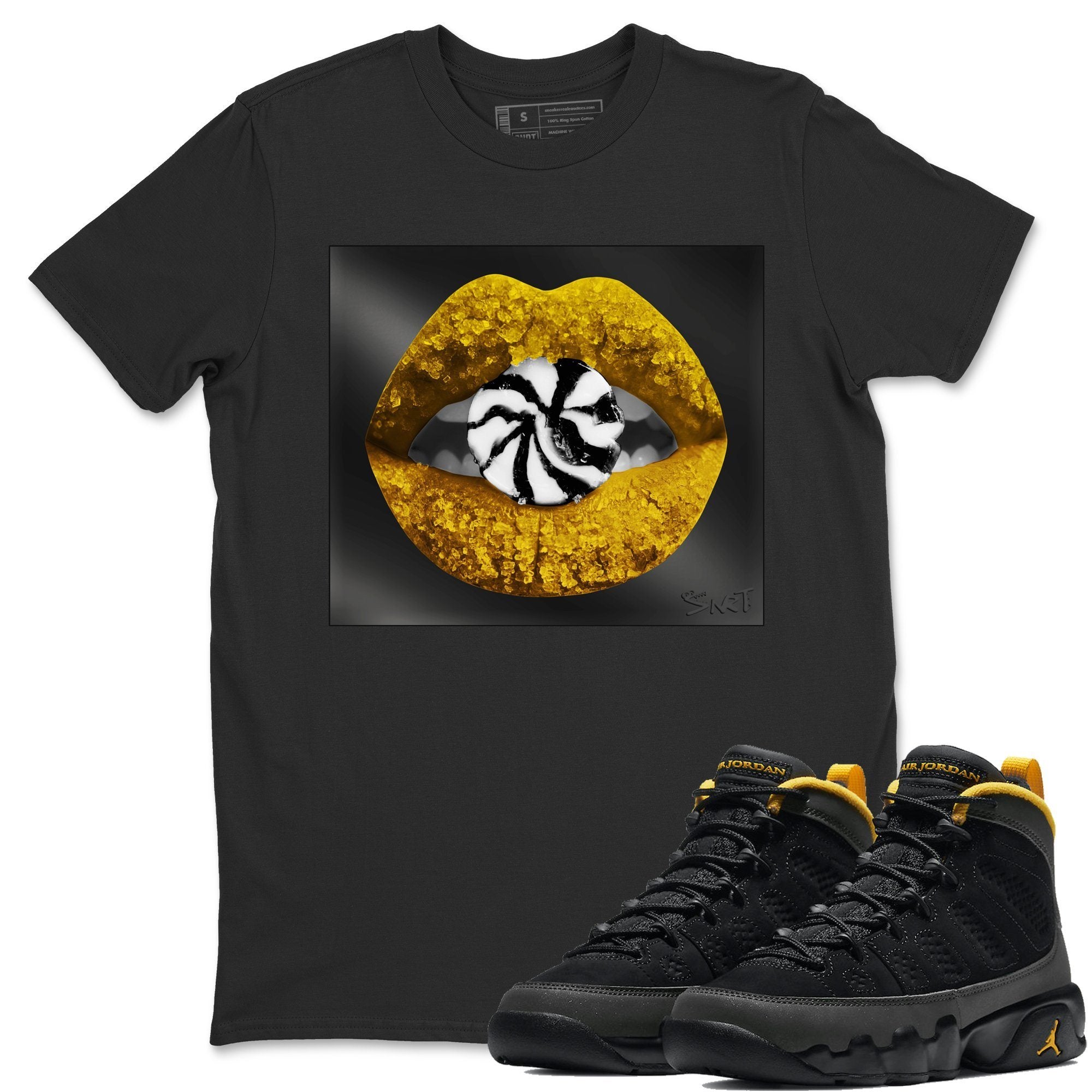 Lips Candy T-Shirt – Air Jordan 9 University Gold