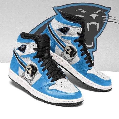 Jack Skellington Carolina Panthers Jordan Sneaker High Top Shoes Jordan Sneaker