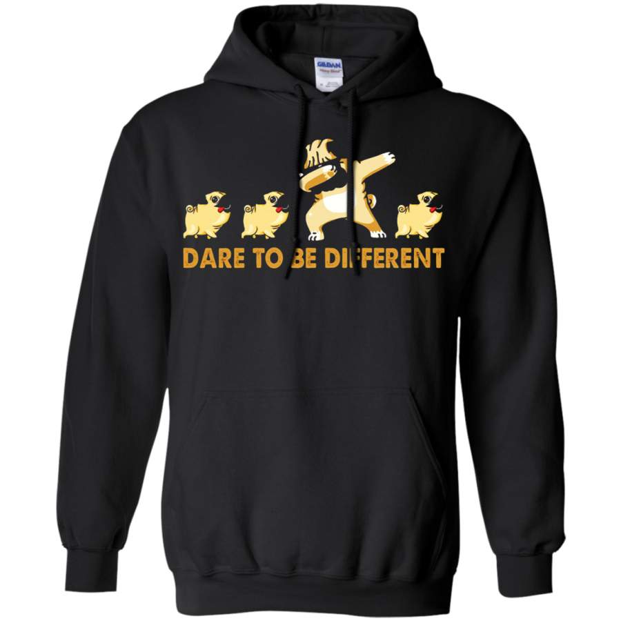 AGR Dabbing Pug Dog Dare To Be Different Hoodie