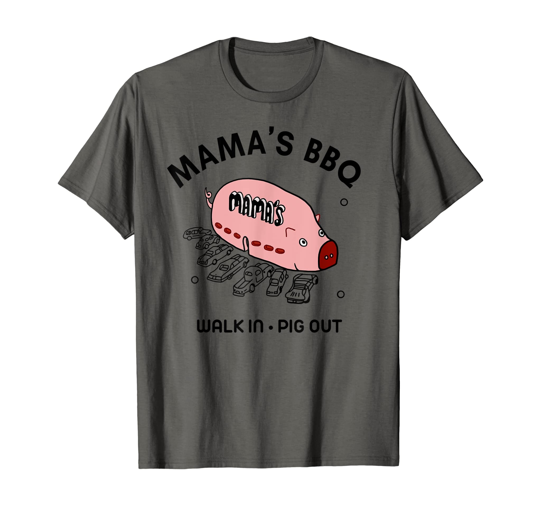 Mac Mama’s BBQ Walk In Pig Out Sunny Summer Gift T-Shirt