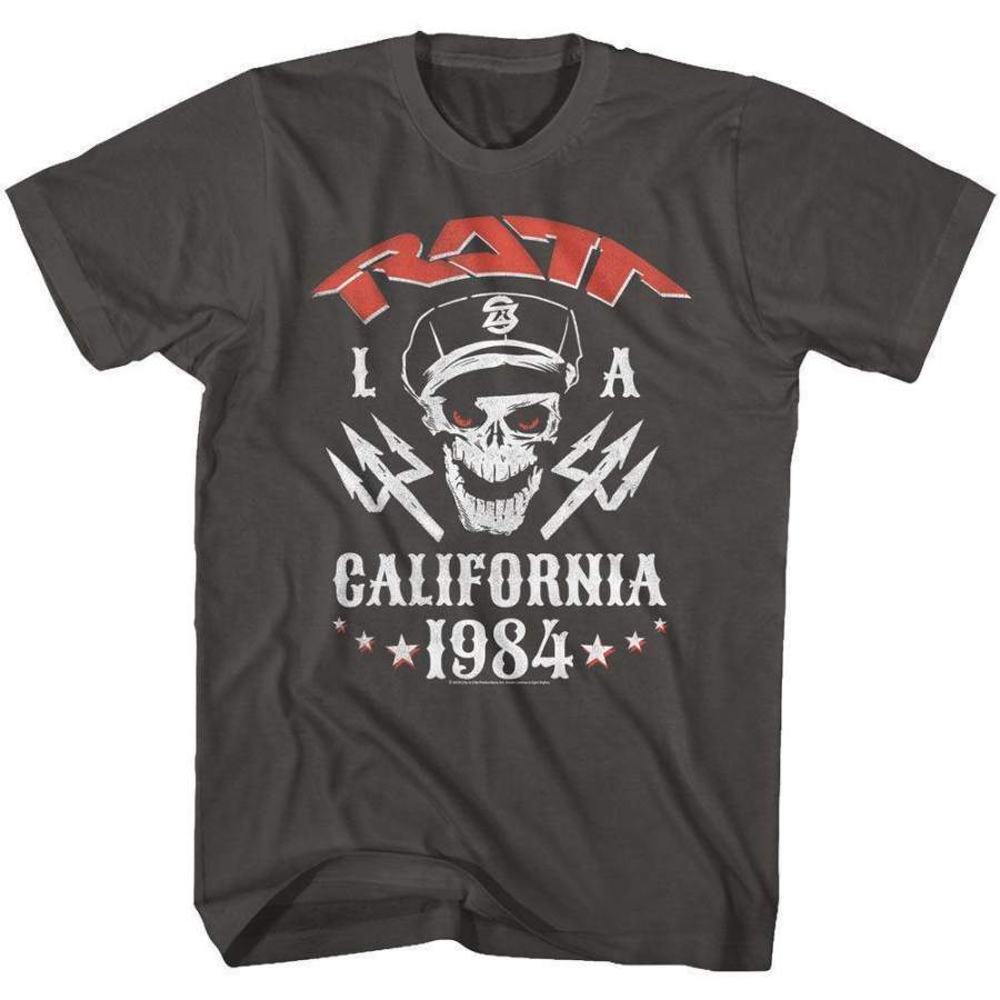 Ratt 80’s Band LA California 1984 Adult Heavy Metal Music T-Shirt