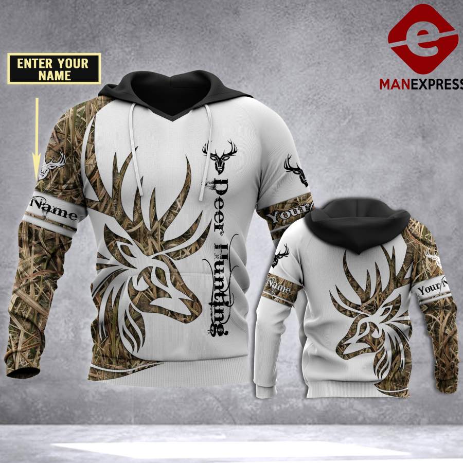 VH CUSTOMIZE DEER HUNTING 1012 3D PRINT HOODIE