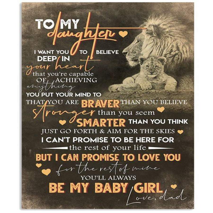 DAD TO DAUGHTER Vertical Poster