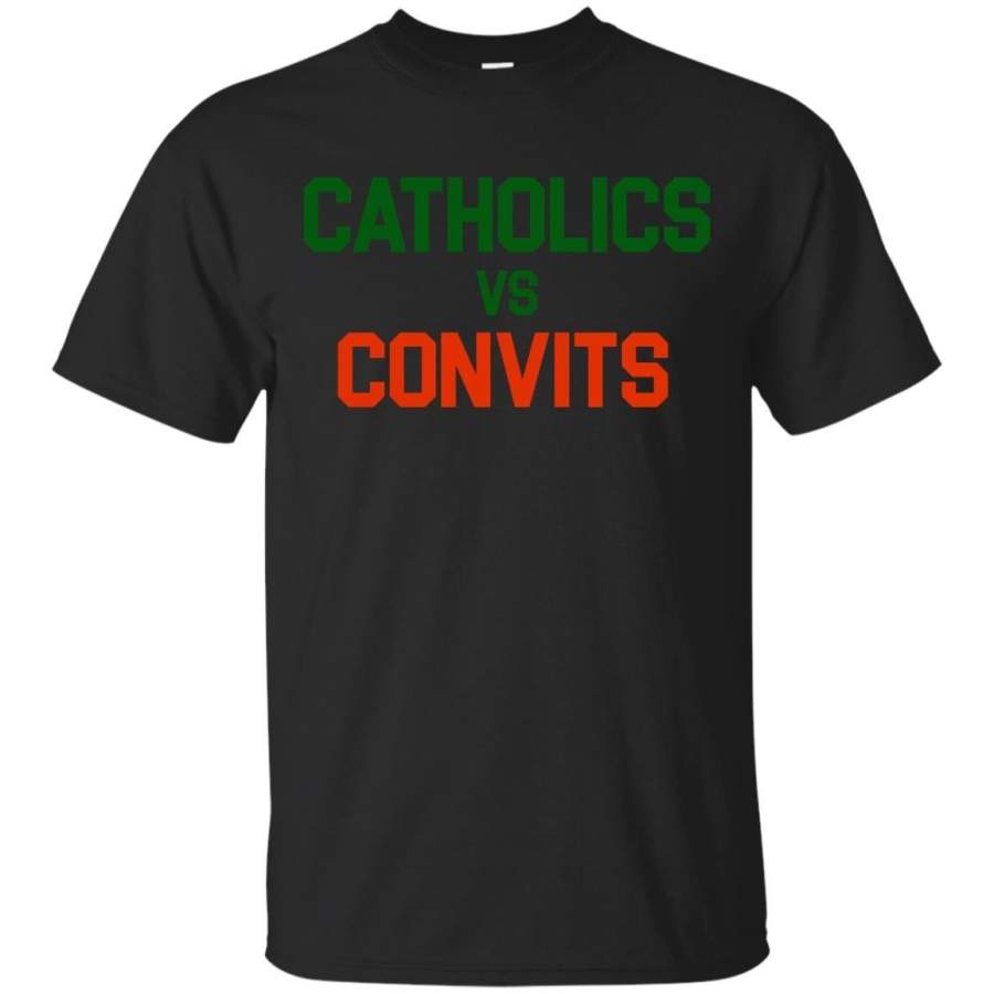 AGR catholics vs convicts t shirt