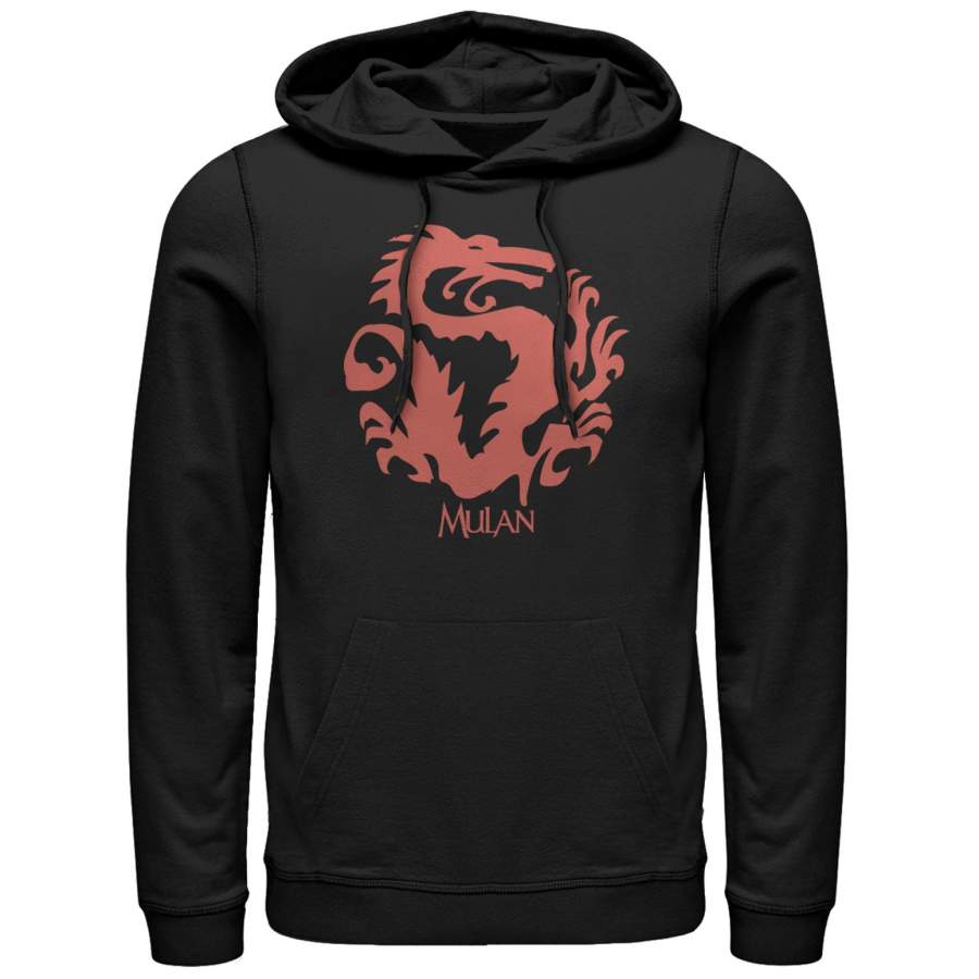 Mulan Men’s Dragon Symbol  Lightweight Hoodie