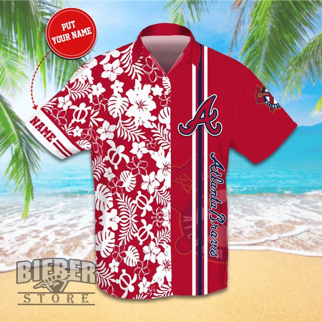 Personalized Atlanta Braves Hawaiian shirts